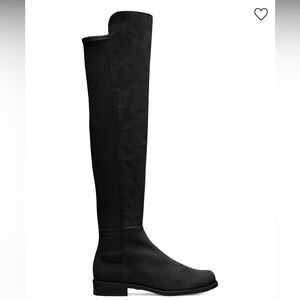 Stuart Weitzman 5050 boot in black suede, size 8.5
